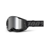 Motokrosové brýle 100% Strata 2 New Mirror Barva Šedé, červené plexi