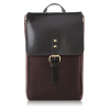PAOLO PERUZZI Dámsky Vintage batoh z plátna a pravej kože SI-04-BR | hnedá SI-04-BR