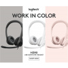 Logitech Headset H390, drátový, USB, růžová 981-001281