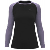 Dámske funkčné tričko Hannah Leslie L/S anthracite/wisteria 40