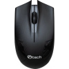 C-TECH WLM-08/Kancelářská/Optická/1 200 DPI/Bezdrátová USB/Černá
