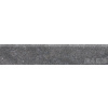 Rako KAAMOS DSAPS588 dlažba-sokel matný 44,5x8,5x0,8 cm,čierna, rektif,mrazuvzd,1.tr. DSAPS588