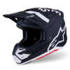 přilba SUPERTECH S-M7 DASHER, ALPINESTARS (černá/bílá/matná) 2026 2XL