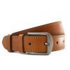 Arwel Svetlo hnedý kožený pánsky opasok s dvojitým šitím 913-5005-2-05/05-9012-40 Veľkosť: 85 cm