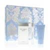 Dolce & Gabbana Light Blue darčeková sada pre ženy toaletná voda 100 ml + telový krém 50 ml + toaletná voda 10 ml