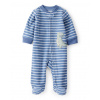 CARTER'S Overal na zips fleece Sleep & Play blue Dino chlapec NB/veľ.56