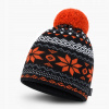 Beanie Sabfil zimná čiapka, námornícka, modrá, oranžová, šedá, zelená, žltá. Universal (FAREBNÁ ČIAPKA S BUMPOŇOM ZATEPLENÁ LYŽIARSKA)