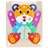 CreativeToys Drevená skladačka medveď
