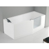 Santech Novellini Iris akrylátová vaňa s dvierkami pravá 160x80 cm Čelný panel: S čelným panelom