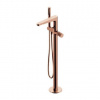 OMNIRES Contour - Vaňová batéria do podlahy, s telesom, kefovaná meď CT8033CPB
