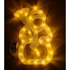 LED DEKORÁCIA SVIETIACA SNEHULIAK DO OKNA, LED SVETIELKA, 42 cm