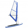 zahrada-XL Nafukovací Stand up paddleboard s plachtou, modro biely 92210