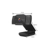 Webová kamera Conceptronic - AMDIS02B (2592 × 1944 pixelov, automatické zaostrovanie, 30 FPS, USB 2.0, univerzálny klip, mikrofón) Conceptronic