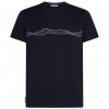 Pánske tričko Icebreaker Men Merino 150 Tech Lite SS Tee Mountain Pulse Veľkosť: L / Farba: tmavomodrá