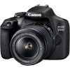 Canon EOS-2000D digitálna zrkadlovka inkl. EF-S 18-55 mm IS II 24.1 Megapixel čierna optický hľadáčik, so vstavaným bleskom, WiFi, Full HD videozáznam, Live; 2728C003