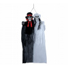 Dekorácia Pár košov - Nevesta a ženích 90 cm Halloween