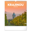 NOTIQUE Nástenný kalendár Potulky moravskou krajinou CZ 2026, 30 x 34 cm