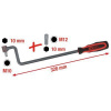 Ks Tools - Kľúč na nastavenie rozchodu kolies pre Mercedes, 3ks 150.9470