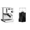 Rancilio Silvia BC, white + Eureka Mignon Silenzio, BL black