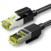 UGREEN NW150 opletený sieťový kábel, Ethernet RJ45, Cat.7, F/FTP, 5 m, čierny (80425B) Ugreen