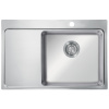 STRONG StrongSinks S3 Drez Nida 784, rozmer 784 x 510 mm nerez, odkvapávač vľavo