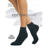 Dámské punčochové ponožky COTTON socks 60 DEN nero 35-38 (23-25)