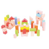 BIGJIGS TOYS Bigjigs Baby Barevné kostky v kyblíku 50 ks