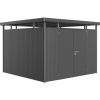 Biohort Highline H4 275 x 275 x 222 cm Tmavosivá metalíza dvojité dvere