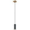Globo Lighting Robby závesné svietidlo 1x35 W drevená-grafitová 57911HG