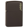 Benzínový zapalovač Brown Zippo Logo