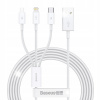 Kábel BASEUS USB micro USB Lightning 3v1 1,2 m