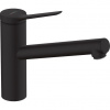 Hansgrohe Zesis M33 Umývadlová batéria so sprchou pre nízkotlakové/beztlakové ohrievače, čierna matná 74806670