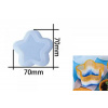 Silikónové formy - kvetináče Silikónová forma kvetináč hviezda Ø 7x7cm