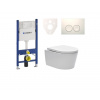 Swiss aqua technologies Cenově zvýhodněný závěsný WC set Geberit do lehkých stěn / předstěnová montáž+ WC SAT Brevis SIKOGES7W1