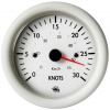 OSCULATI Guardian tachometer 0-30 uzlov čierny 12 V Variant: Elektrický snímač Guardian pre počítadlo rýchlosti/prejazdených kilometrov Guardian speedometer 0-30 knots black 12 V