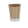 TENDANCE Kúpeľňový pohár Cuesta, béžová/s chrómovými prvkami, 250 ml