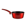 Metal Red Line nepriľnavý hliníkový kastról bez pokrievky 18 cm indukčný