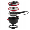REMOSKA Tria Red Multifunkčný elektrický hrniec - červený T41/41 REMOSKA