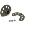 hliníkový montážny kit pre kryt predného kotúča, RTECH HUSQVARNA TC/TE, KTM EXC