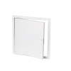 Plechové revízne dvierka so štvorhranným zámkom, systém B1 300×300mm – RAL 9016