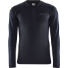 Pánské funkční triko CRAFT Adv Warm Intensity LS černé Velikost: XXL