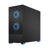 Fractal Design Pop Air RGB Cyan Core TG Clear Tint/Midi Tower/Transpar. FD-C-POR1A-02
