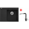 Sinks RIM 650 P Metalblack + Mix 3 P GR G3674
