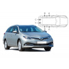 Slnečné clony na okná - TOYOTA Auris Combi (2012-2018) - Komplet sada