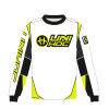 Unihoc OPTIMA white/neon yellow XS, biela / neónovo žltá