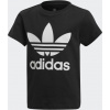 Detské tričko Adidas Trefoil Tee Black Junior|116