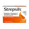 STREPSILS Pomaranč s vitamínom C 24 tvrdých pastiliek