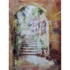 Letný dvor v Španielsku - Akad. mal. Igor Navrotskyi, originálny, ručne maľovaný obraz M (do veľkosti 65x65cm) Viac farieb