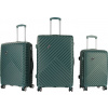 Aga Travel Sada kufrov MR4677 Tmavo zelená 93 l 63 l 33 l