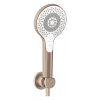 Kludi Dive - Set sprchovej hlavice, držiaka a hadice, 3 prúdy, kefovaný bronz 69950N1-00